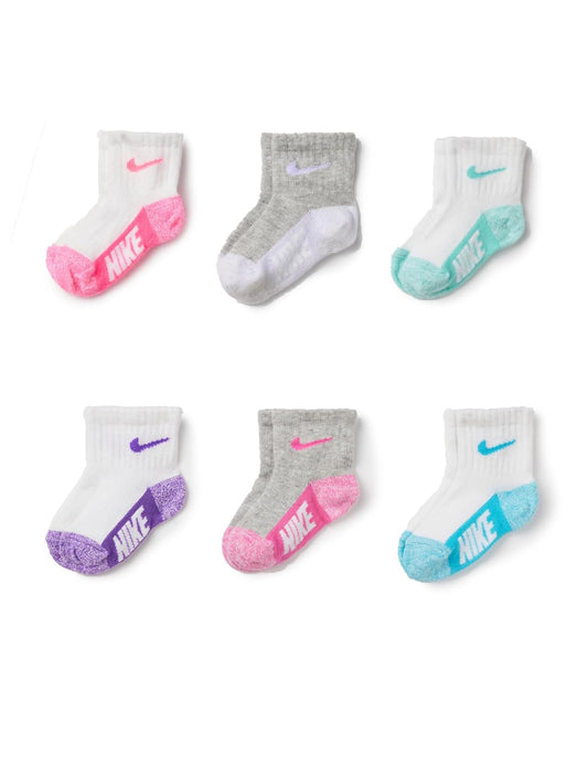 Nike Baby 6-pack Performance Socks Calcetines Unisex niños