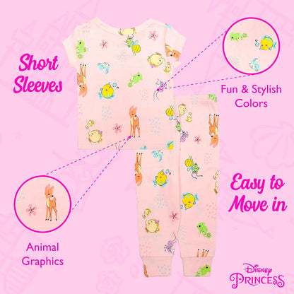 Disney 2-Piece Snug-fit Cotton Pajama Set Juego de pijamaNiñas