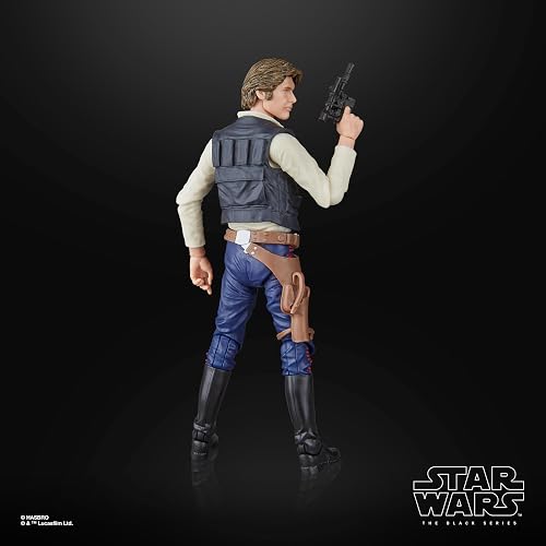 Star Wars Hasbro Black Series Han Solo Figura Coleccionable 15 cm | Star Wars The Black Series Figura de acción de 6 pulgadas (2025 Wave 3) - Han Solo #10