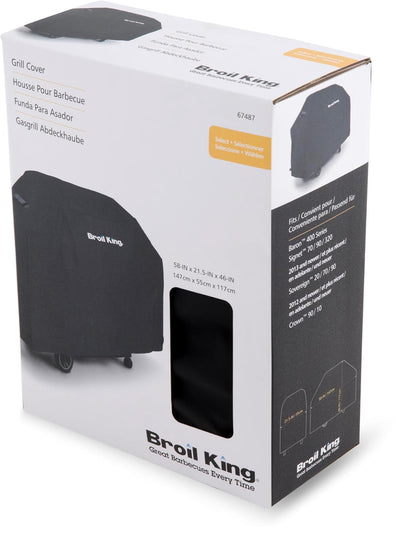 Broil King 67487 Select - Cubierta para Parrilla (58 Pulgadas), Color Negro