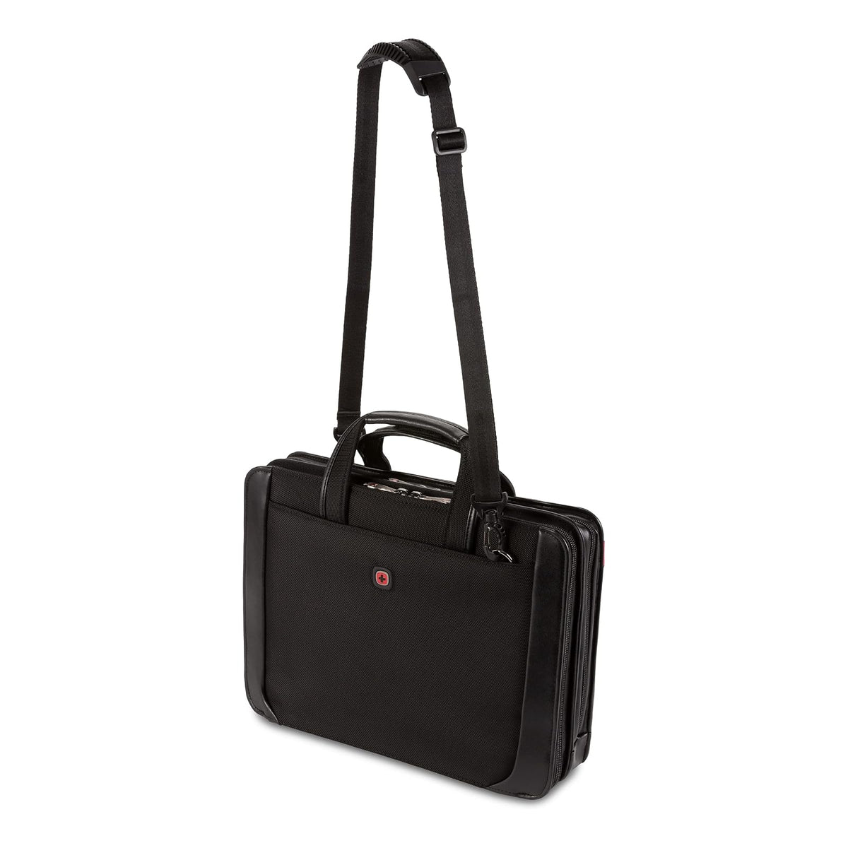 Wenger Luggage Proxy 601675 - Padfolio de presentación con cierre, color negro, 14 pulgadas