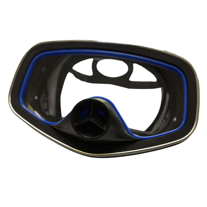 Scuba Choice Scuba Diving Classic Free Dive One-Window Silicone Purged Mask, Black