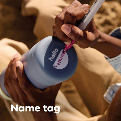 Hydro Flask - Botella de Agua para niños para la Escuela, Acero Inoxidable y aislada con Tapa de Popote, Koala de 12 onzas