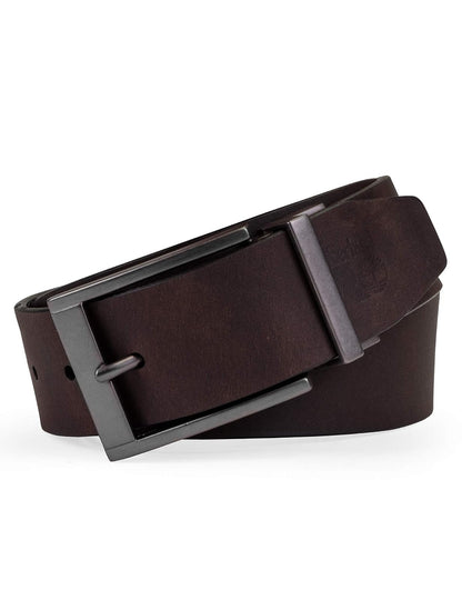 Timberland Cinturón de piel reversible con rodillo de arnés de 38 mm Cinturón para para hombre