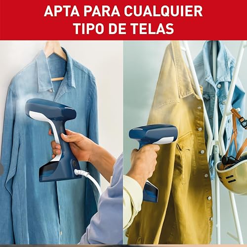 T-fal Vaporizador de mano Access Steam Easy DT7111X1 | Tanque de 150 ml, vapor potente y rápido, ideal para retoques y uso diario, sin tabla de planchar