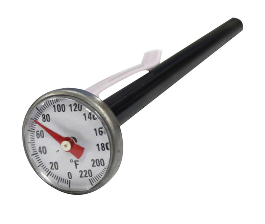 Mastercool Termómetro analógico de 1 Pulgada, 52220, ˚F, Rango de Temperatura de 0 a 220 °F