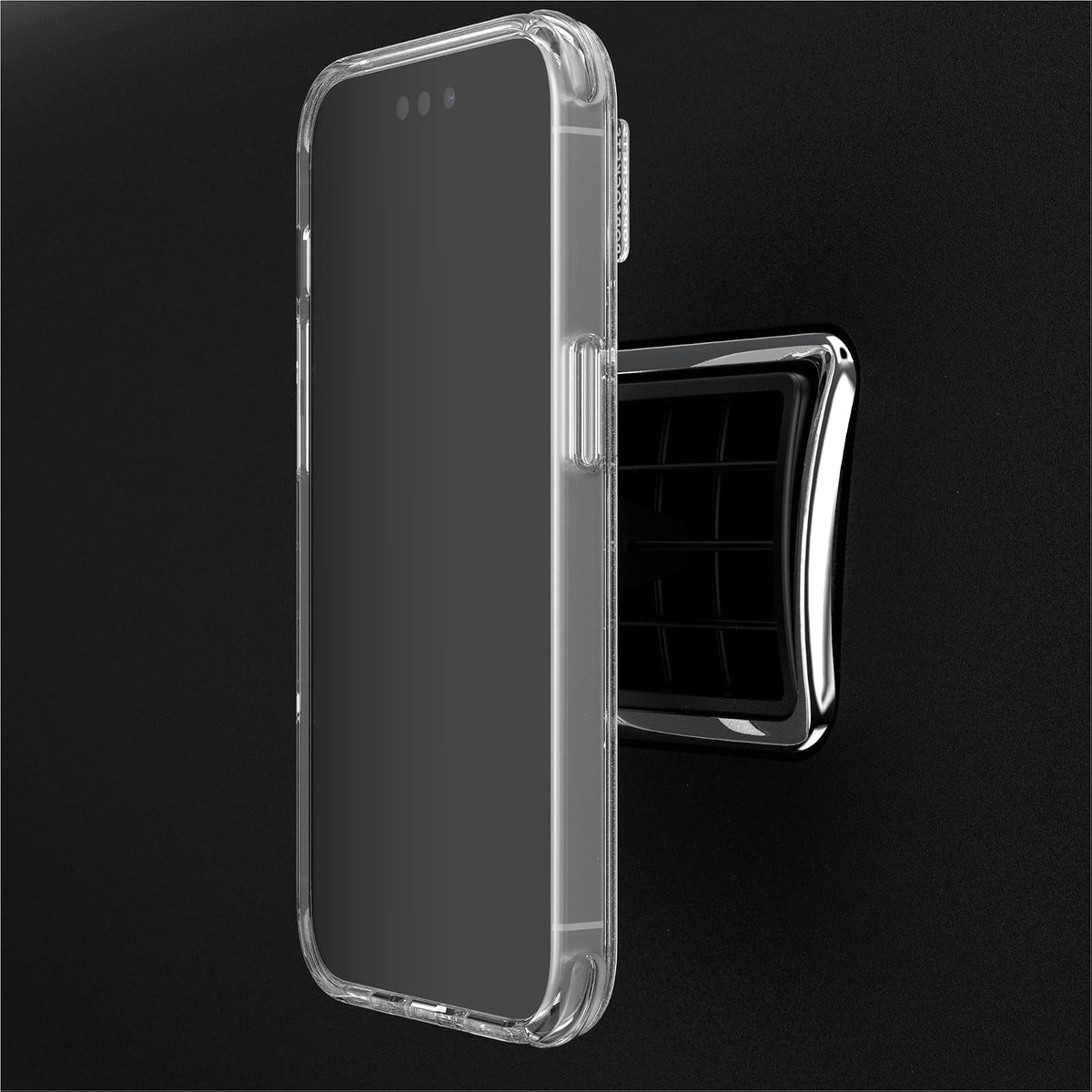 PopSockets: Soporte de Automóvil Compatible con MagSafe®, Soporte magnético para teléfono para Automóvil, Soporte de teléfono para Automóvil, Negro
