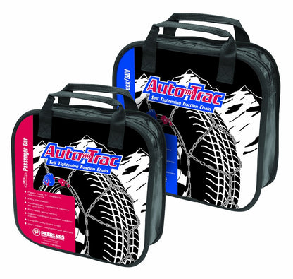 Security Chain Peerless Auto-Trac Cadena de Tracción Automática para Neumáticos 0154005, Juego de 2