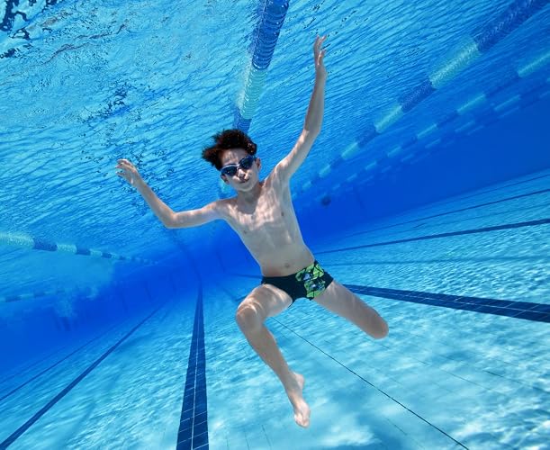 Arena - anteojos de natación Unisex para jóvenes de 6 a 12 años de Edad, Ajuste hermético a Prueba de órbitas, Lentes antivaho con Revestimiento antiespejo