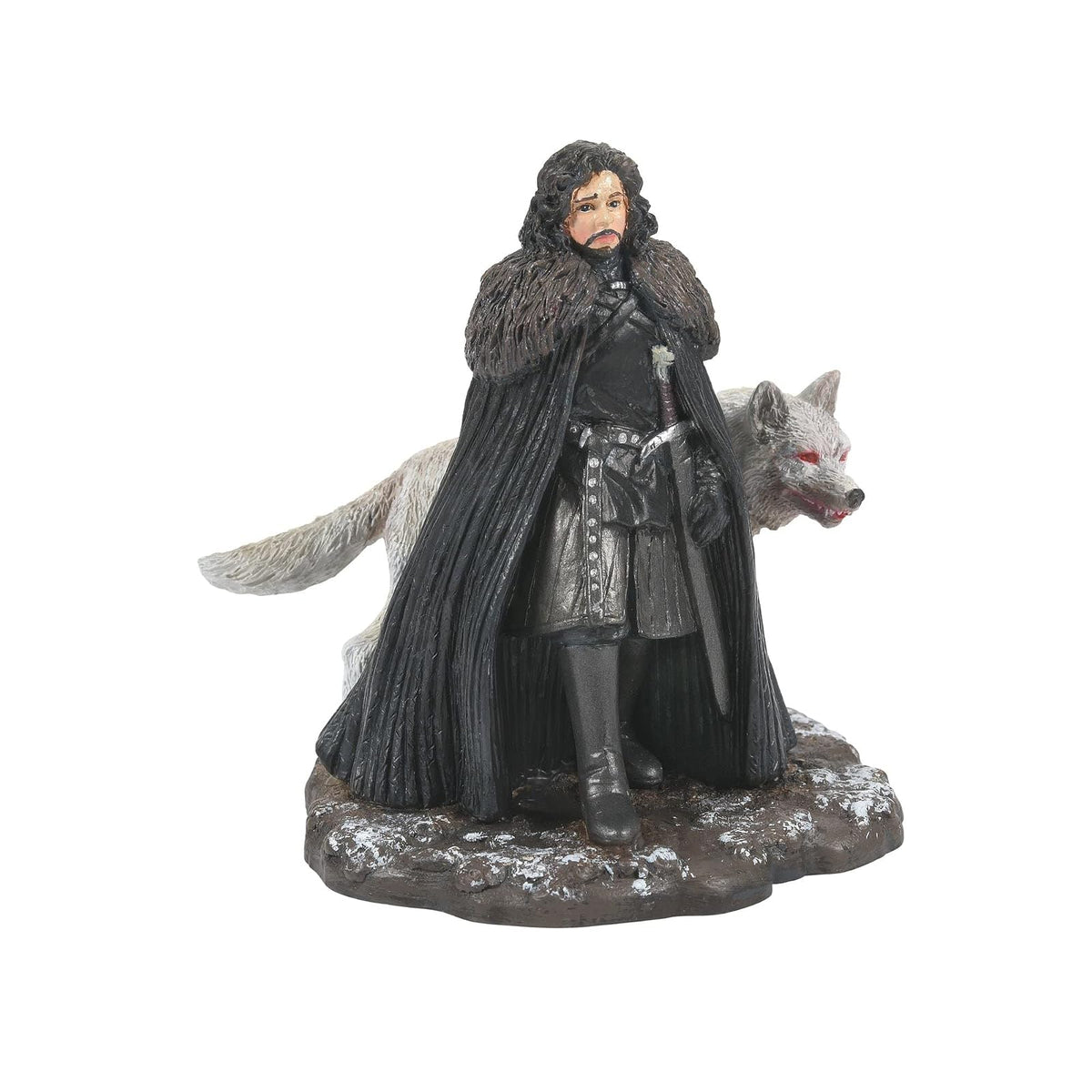Department 56 Game of Thrones Village Accessories - Figura de Nieve de Jon, 3.27 Pulgadas, Multicolor