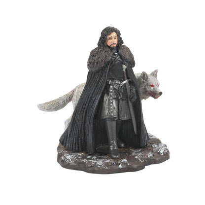 Department 56 Game of Thrones Village Accessories - Figura de Nieve de Jon, 3.27 Pulgadas, Multicolor