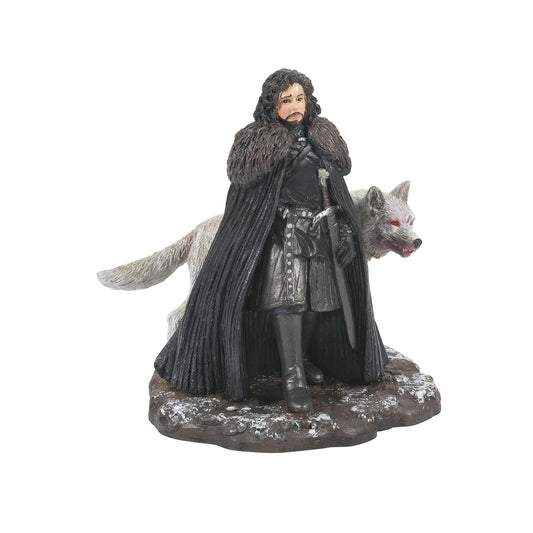 Department 56 Game of Thrones Village Accessories - Figura de Nieve de Jon, 3.27 Pulgadas, Multicolor