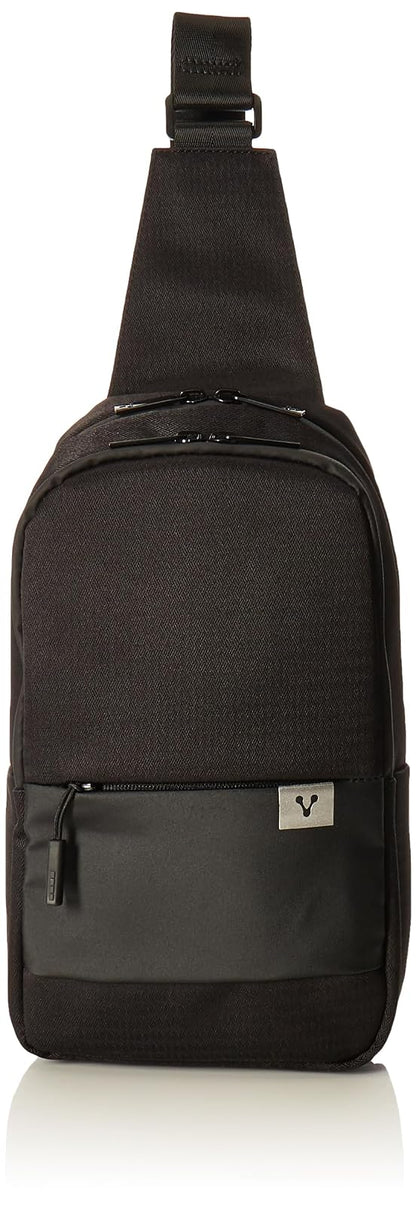 Vorago Mochila Pechera Cruzada CB-300, Poliester, Color Negro, A Prueba De Agua