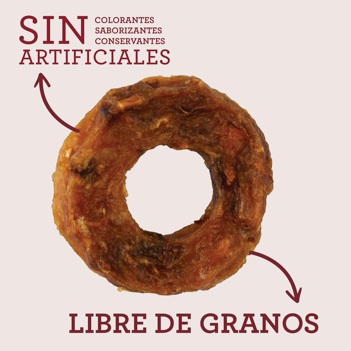 SmartBones Premios para Perro, Aros de proteína de Pollo y camote, 141 g