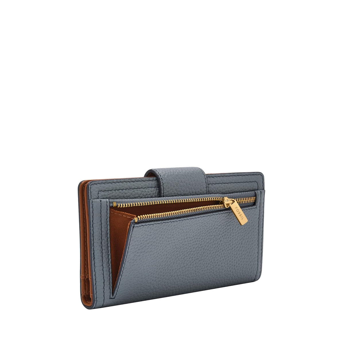 Fossil Logan - portafolios de piel para mujer con bloqueo RFID
