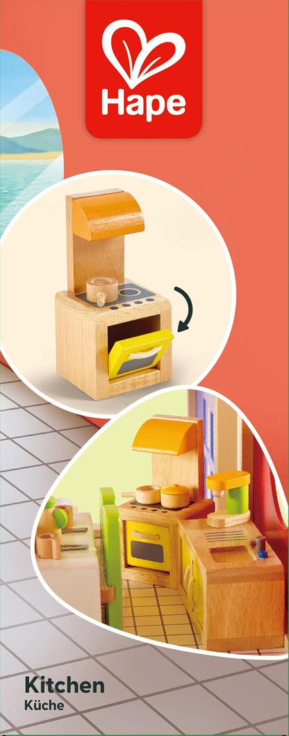 Hape Kitchen Wooden Doll House Furniture