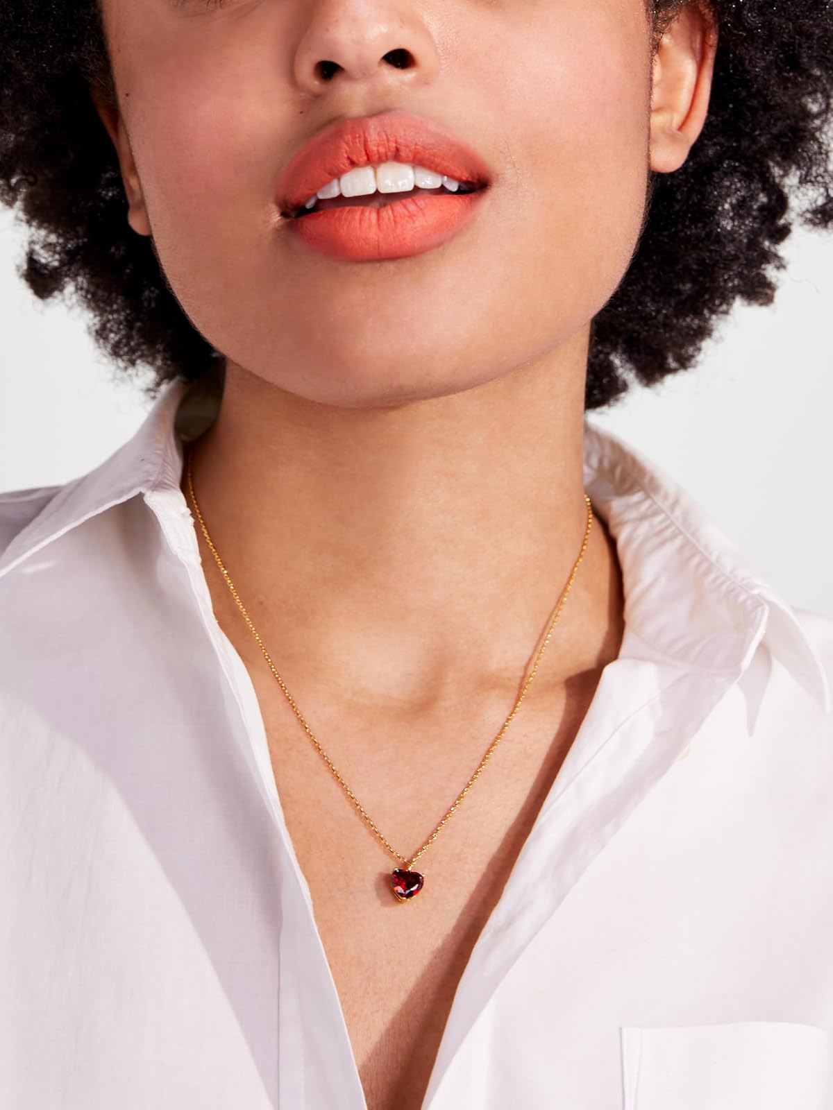 Kate Spade New York - Collar con colgante de My Love