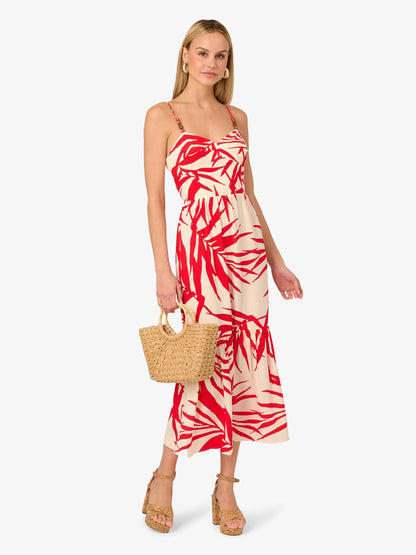 Adrianna Papell Vestido Midi Estampado VestidoMujer