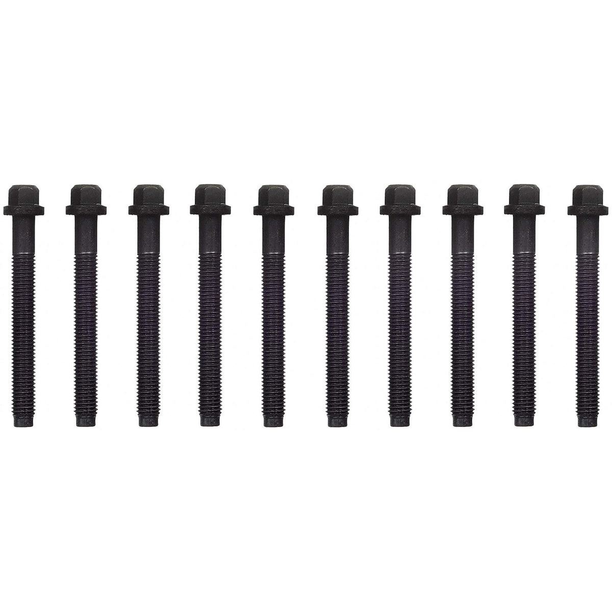 Fel-Pro Juego de Pernos de Cabeza ES 72137, Negro, 1/4 in