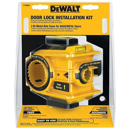 DEWALT D180004 Juego para Instalacion de Puertas Diámetro 2-1/8 pulg