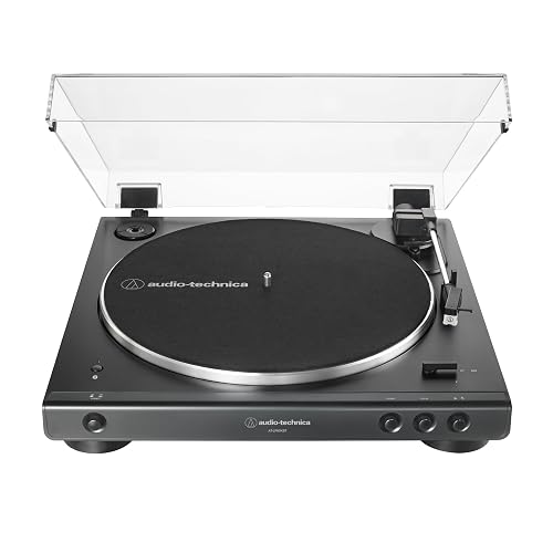 Audio-Technica AT-LP60XBT-BK Tocadiscos inalámbricos Totalmente automáticos de transmisión por Correa (Negro) (ATLP60XBTBK)