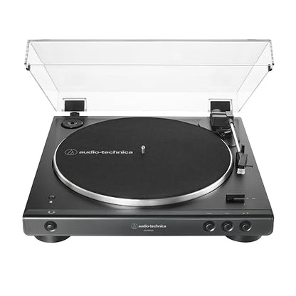 Audio-Technica AT-LP60XBT-BK Tocadiscos inalámbricos Totalmente automáticos de transmisión por Correa (Negro) (ATLP60XBTBK)