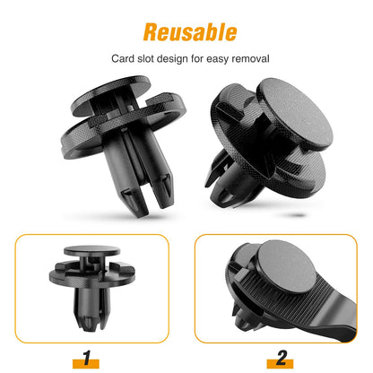 Gooacc 50 Clips de Retén para Panel para Nissan Altima Sentra Murano, Infiniti FX35 G35 G37, Mazda 3 5 6, GRC-113