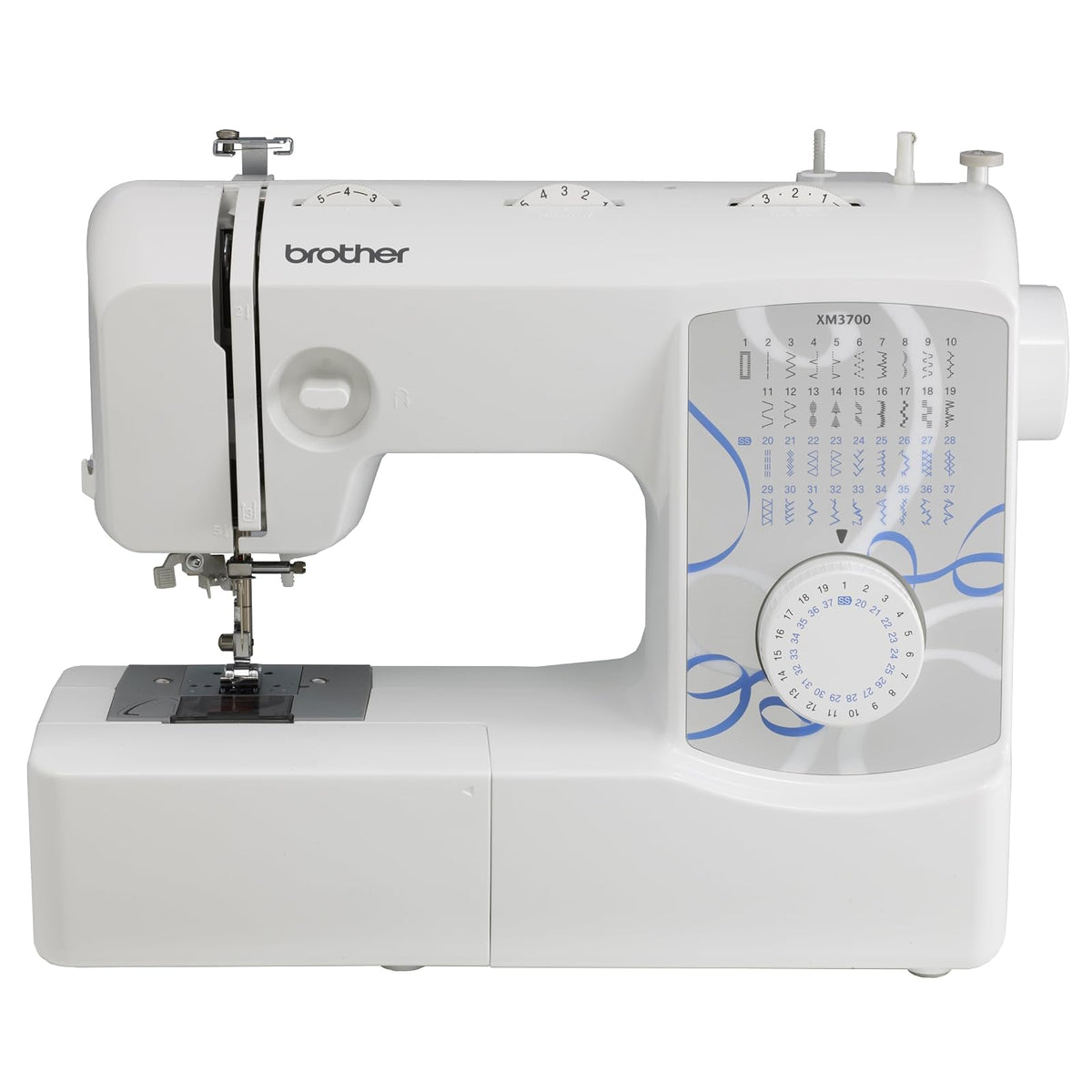 Brother XM3700 - Máquina de coser con 37 puntadas integradas, 1.5 metros de costura incluidos