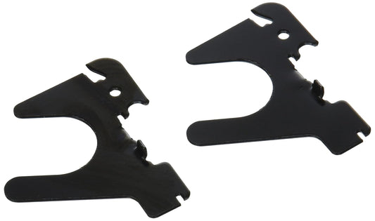 Wall Control 10-BOE-007 B Slanted U-Shaped Slotted Metal Hook for Pegboard and Slotted Tool Board, Black