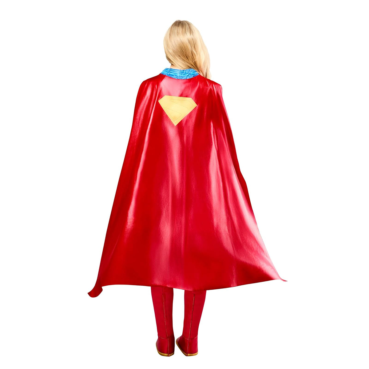 Rubies - Disfraz de Supergirl Deluxe para mujer, Rojo/Azul, S