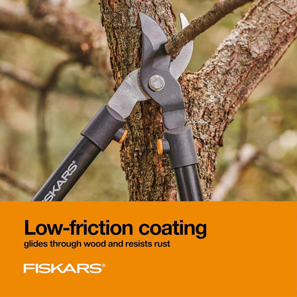 Fiskars 28 Inch Bypass Lopper Black/Orange (391461-1003)