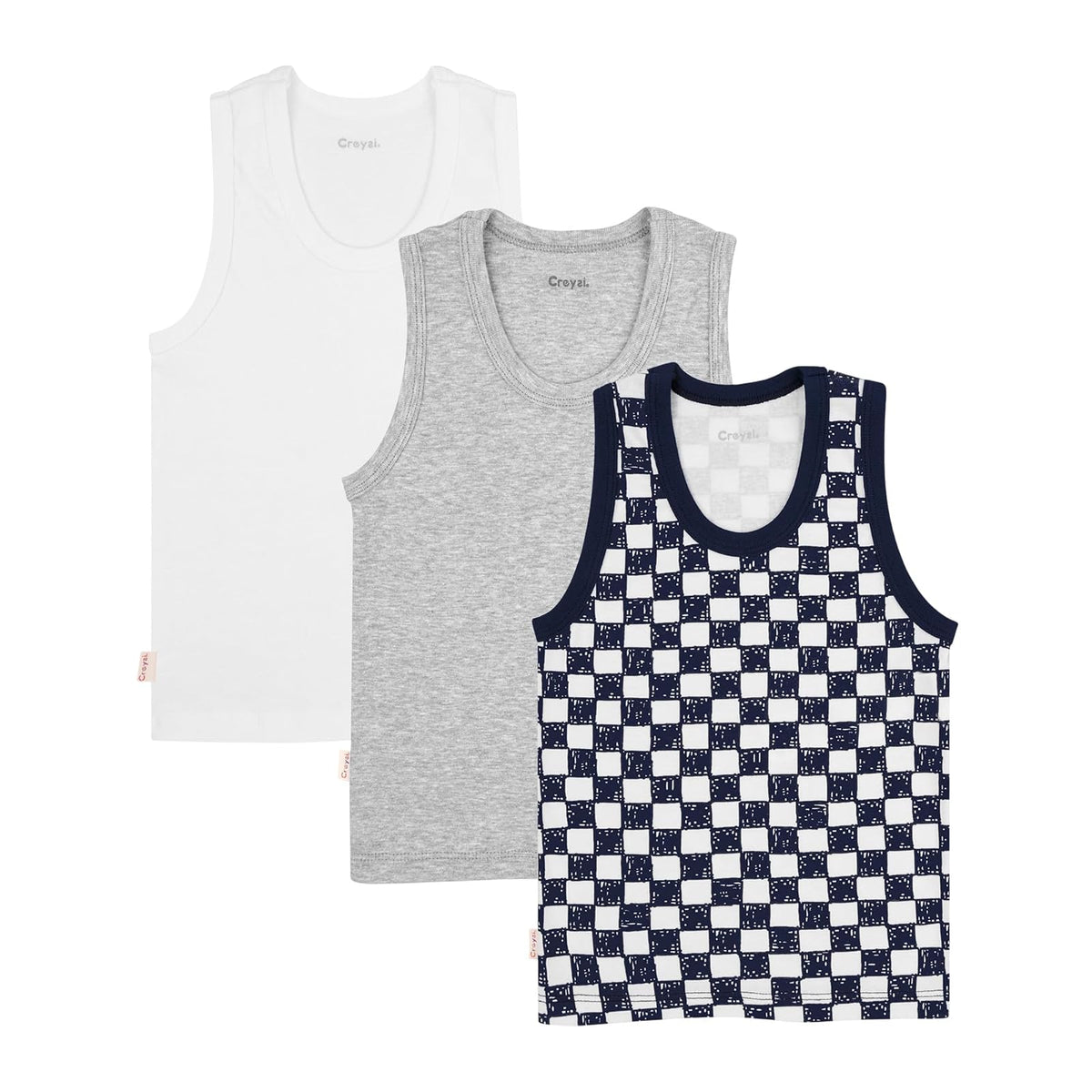 Baby Creysi Paquete de 2 Camisetas Sin Mangas para Niña - 4 Años - Gris