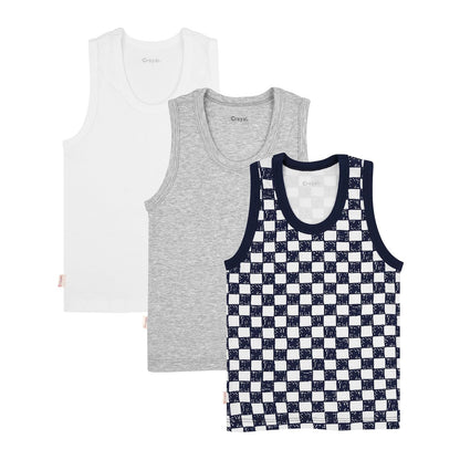 Baby Creysi Paquete de 2 Camisetas Sin Mangas para Niña - 4 Años - Gris