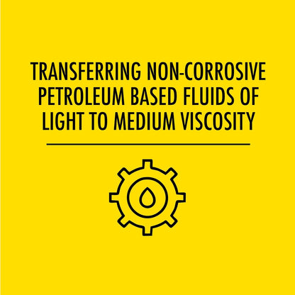 Lumax Gray LX-1318 Rotary Barrel Pump for transferring Non-Corrosive, Petroleum Based, Light to Medium Viscosity-Like, Motor, Heavy, Transmission Fluid, Heating Oils
