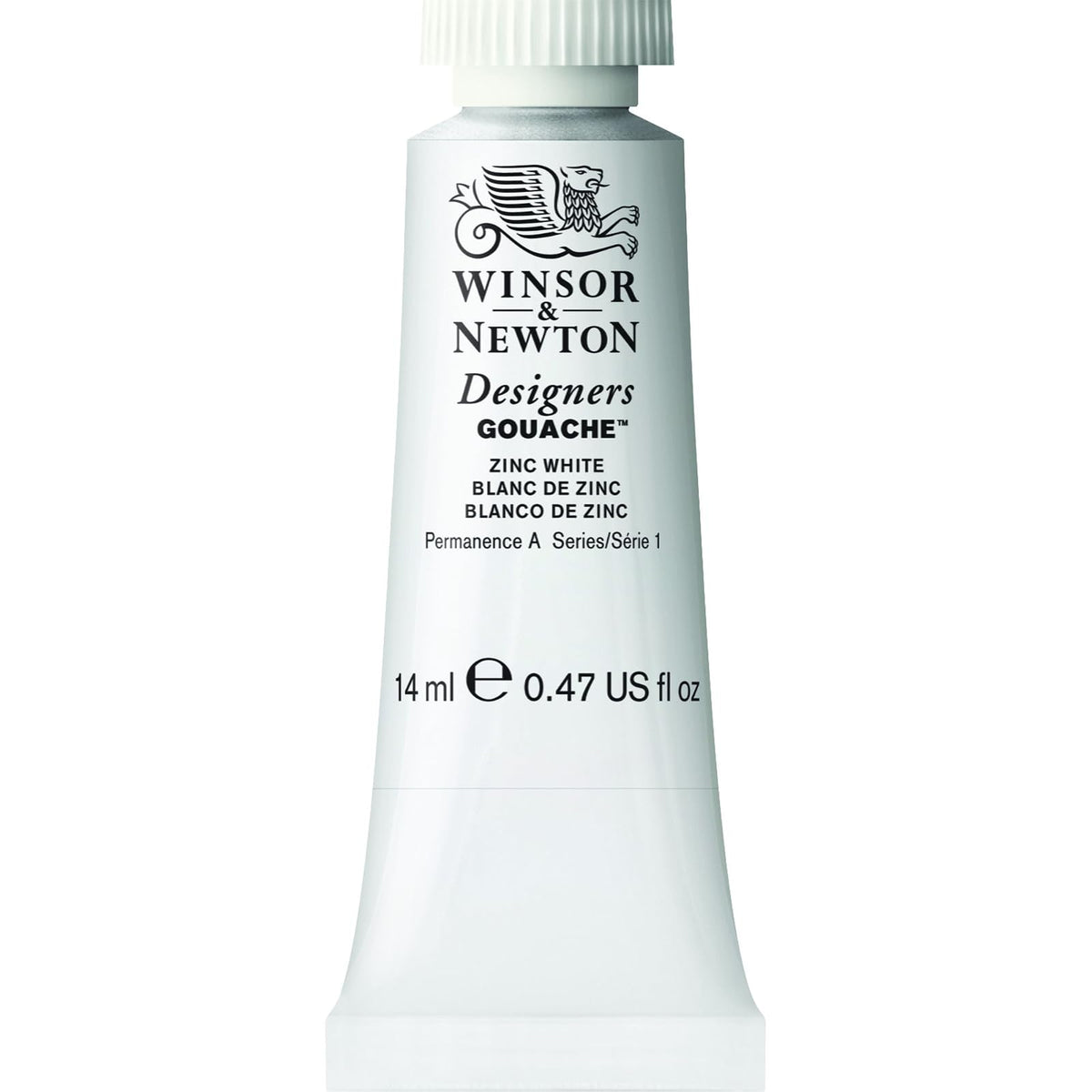 Winsor & Newton Designers Pintura Gouache en Tubo - Tubo 14 ml - Blanco zinc