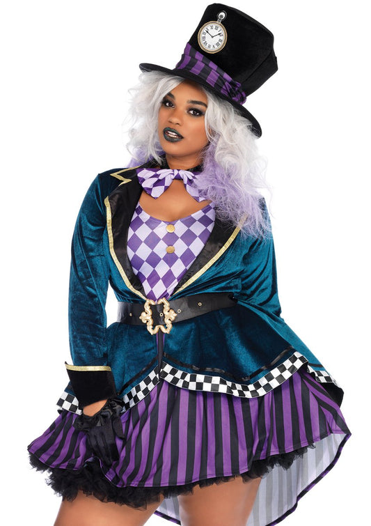 Leg Avenue Women's Delightful Mad Hatter Halloween Costume