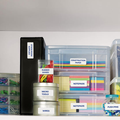 Avery Easy Peel - Etiquetas de dirección imprimibles con alimentación segura, pegatinas personalizables de 1 x 2-5/8 pulgadas, blancas, 750 etiquetas de correo en blanco, ideales para correo, envío y