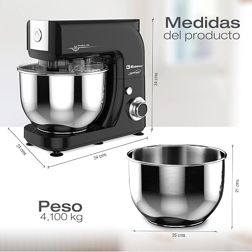 Koblenz Batidora de Pedestal Planetaria BPKM-800 IN 800W 4.8L