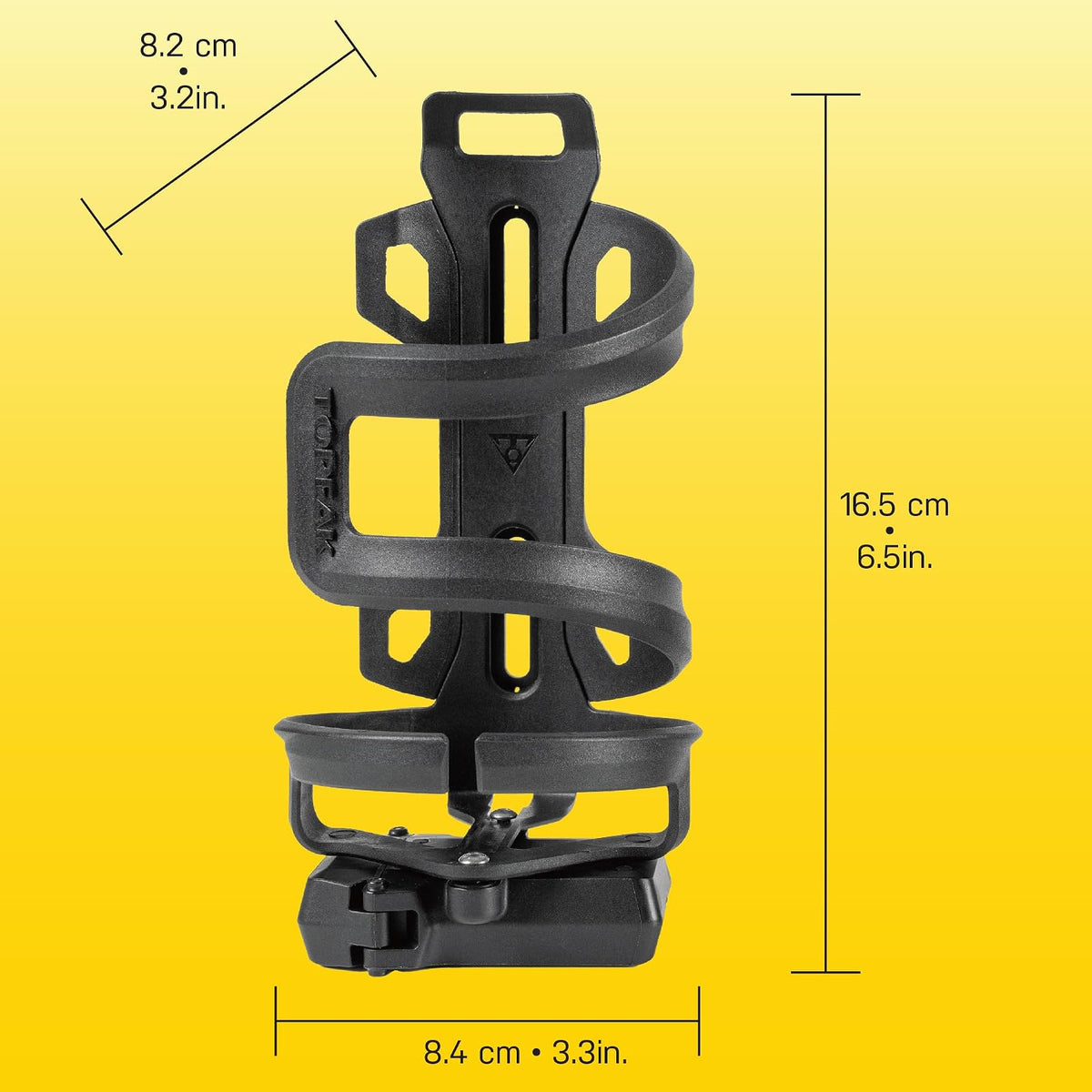 Topeak DualSide Cage Pro con Caja de Herramientas integrada N11 – Portabidón Reversible de Entrada Izquierda/Derecha con Multiherramienta Nano 11 integrada, retención Segura, Marco Compacto para
