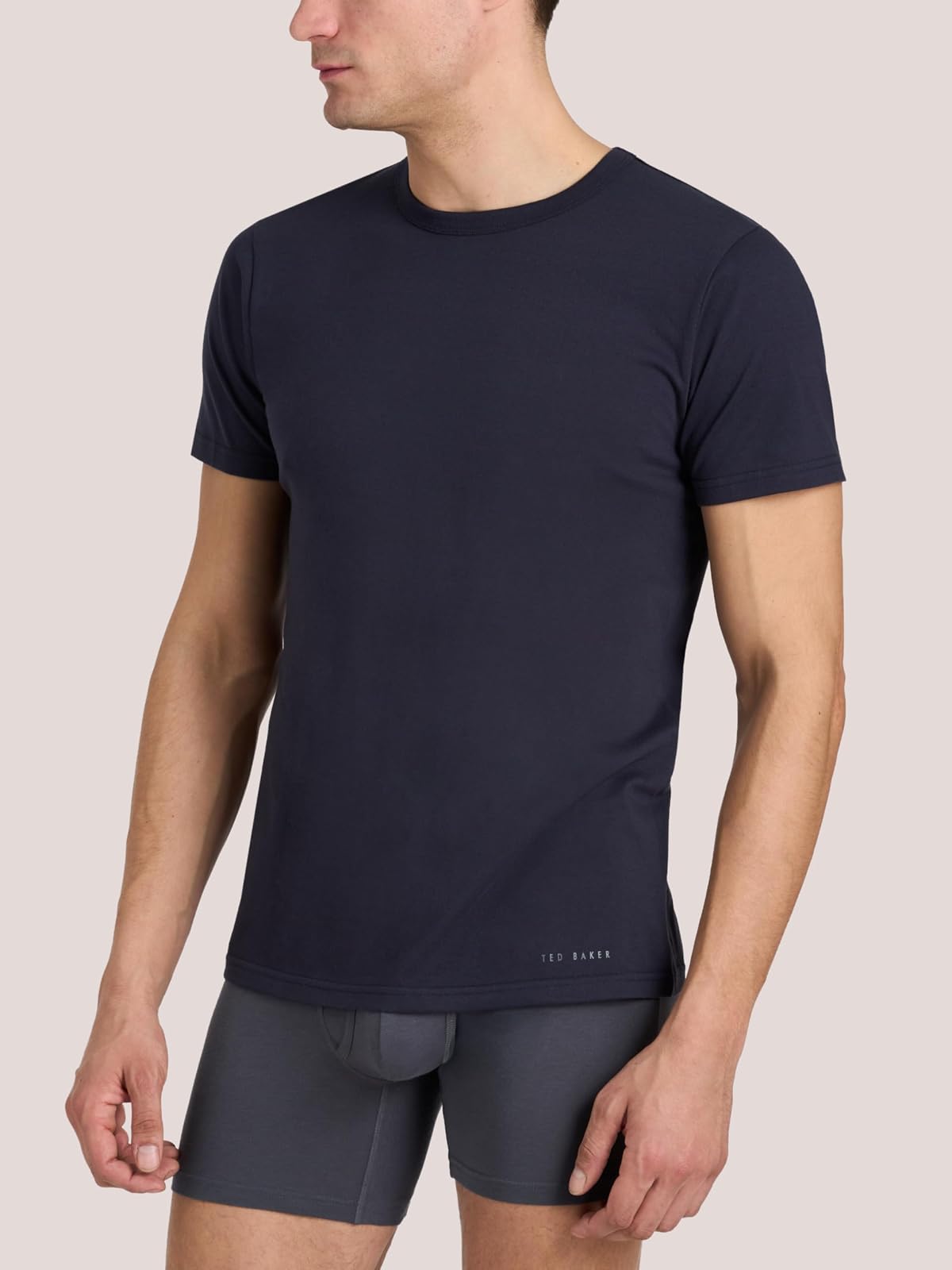 Ted Baker - Paquete de 4 Camisetas de algodón con Cuello Redondo para Hombre, Ultra Suave y sin Etiquetas