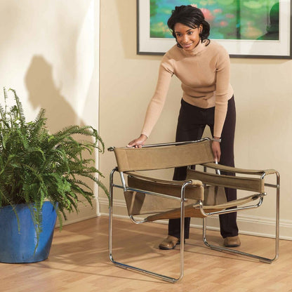 Super Sliders - Paquete múltiple deslizadores de muebles o movidores para alfombras para proteger los muebles y moverse sin esfuerzo, beige (paquete de 40)