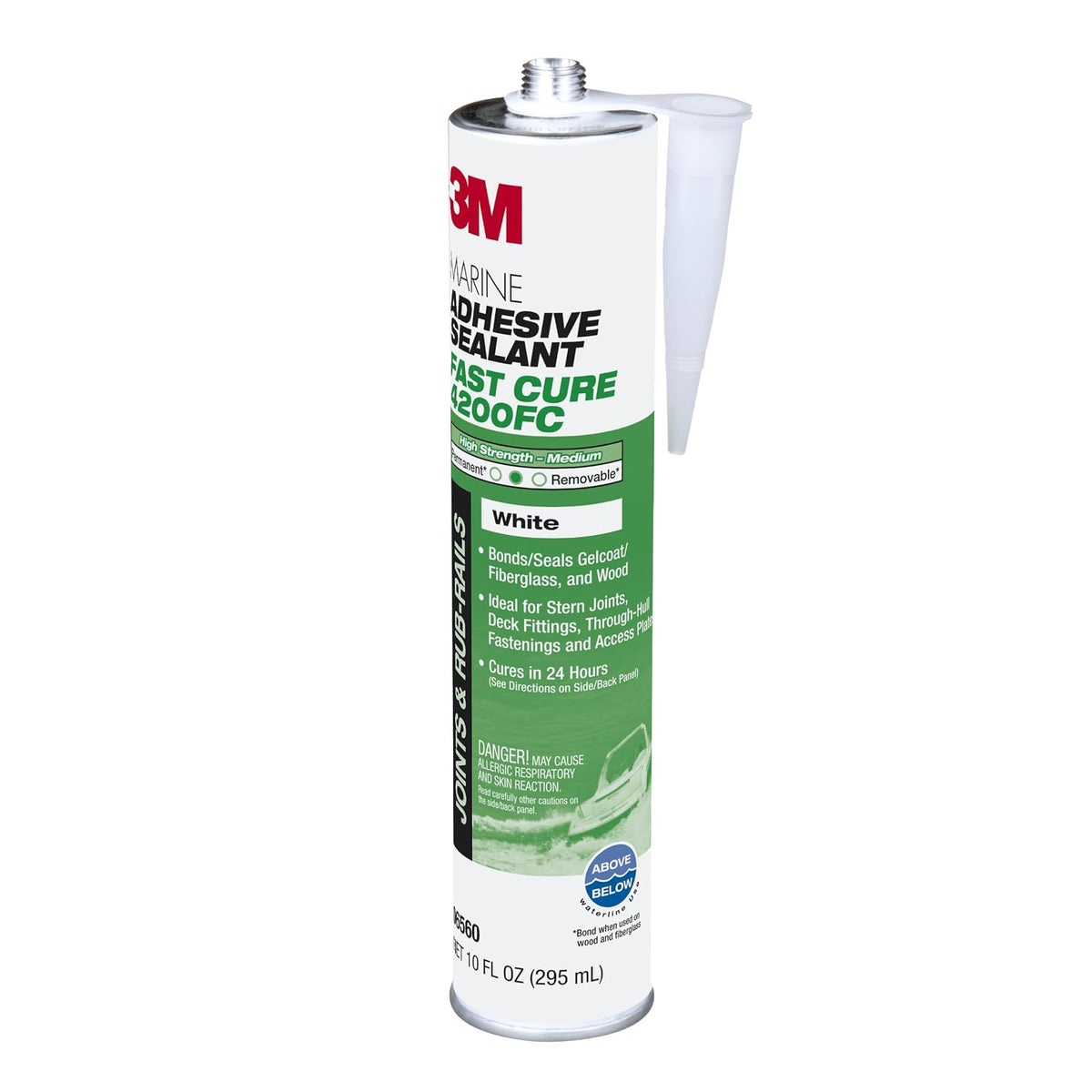 3M Sellador Adhesivo Marino, Blanco - 1 - 10 Gallon cartridge - 3004.7876