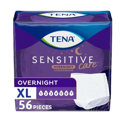 TENA Overnight Underwear, Large, 14 Count (Pack of 4)