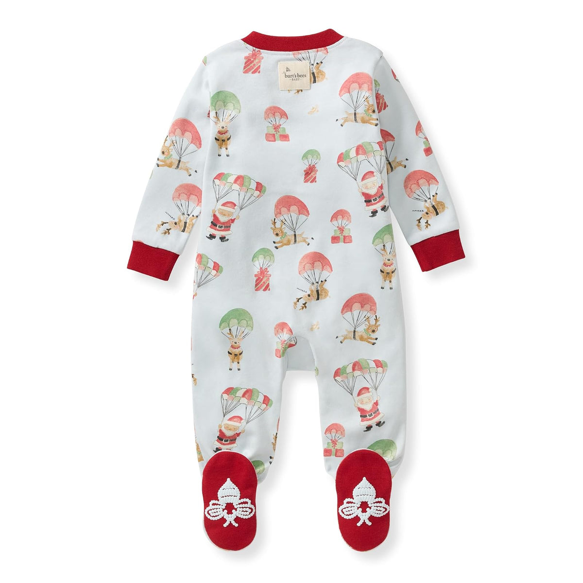 Burt's Bees Baby Pajamas Sleep and Play, Soft 100% Organic Cotton One-piece Pj With Non-slip Bee Grip Footies Durmientes para bebés y niños pequeños Bebé-Niñas