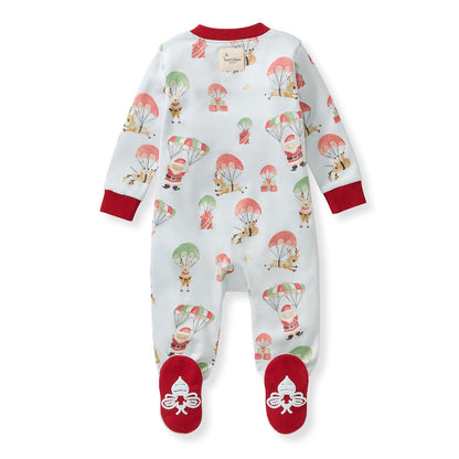 Burt's Bees Baby Pajamas Sleep and Play, Soft 100% Organic Cotton One-piece Pj With Non-slip Bee Grip Footies Durmientes para bebés y niños pequeños Bebé-Niñas