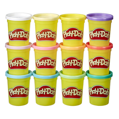 Play-Doh Pack de 12 Latas de Plastilina Colores de Invierno - Assorted Colors