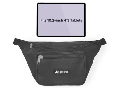 Everest Signature - Riñonera grande, Negro -, Una talla, Riñonera Signature - Grande
