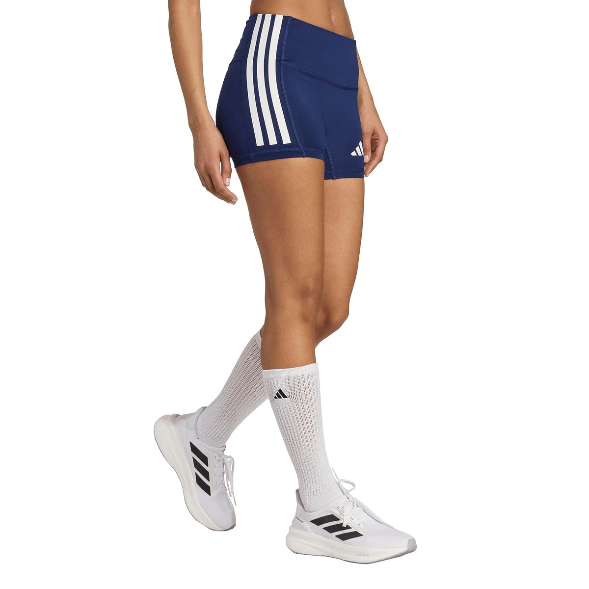 adidas Volleyball 3-Stripes 4-Inch Shorts Pantalones Cortos Mujer