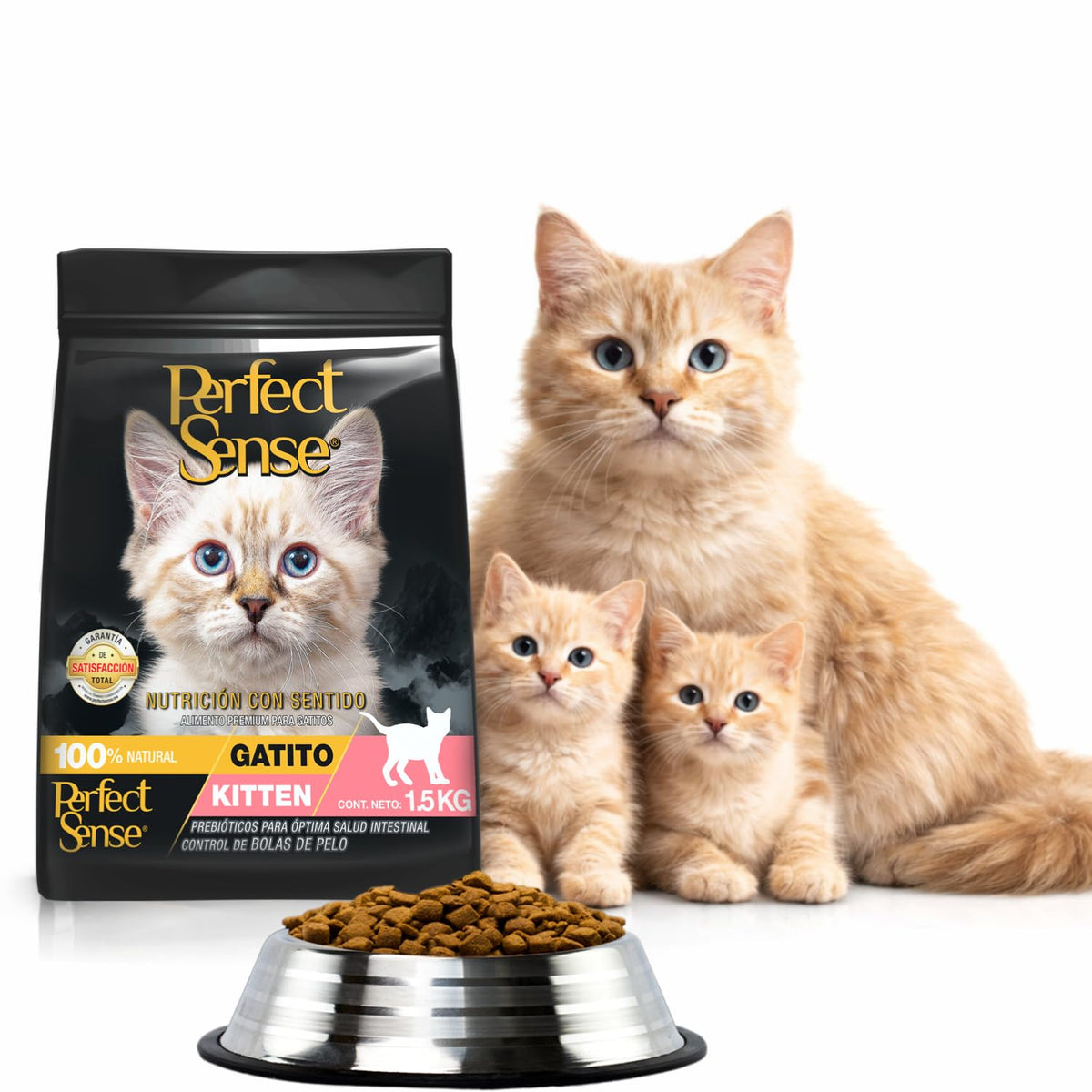 Perfect Sense Alimento Premium para Gato - 1.5 kg (Paquete de 1) - Cachorro