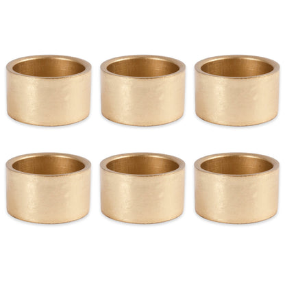 DII Servilleteros Decorativos Juego de 6 - Dorado